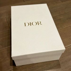 Dior empty shoe gift box